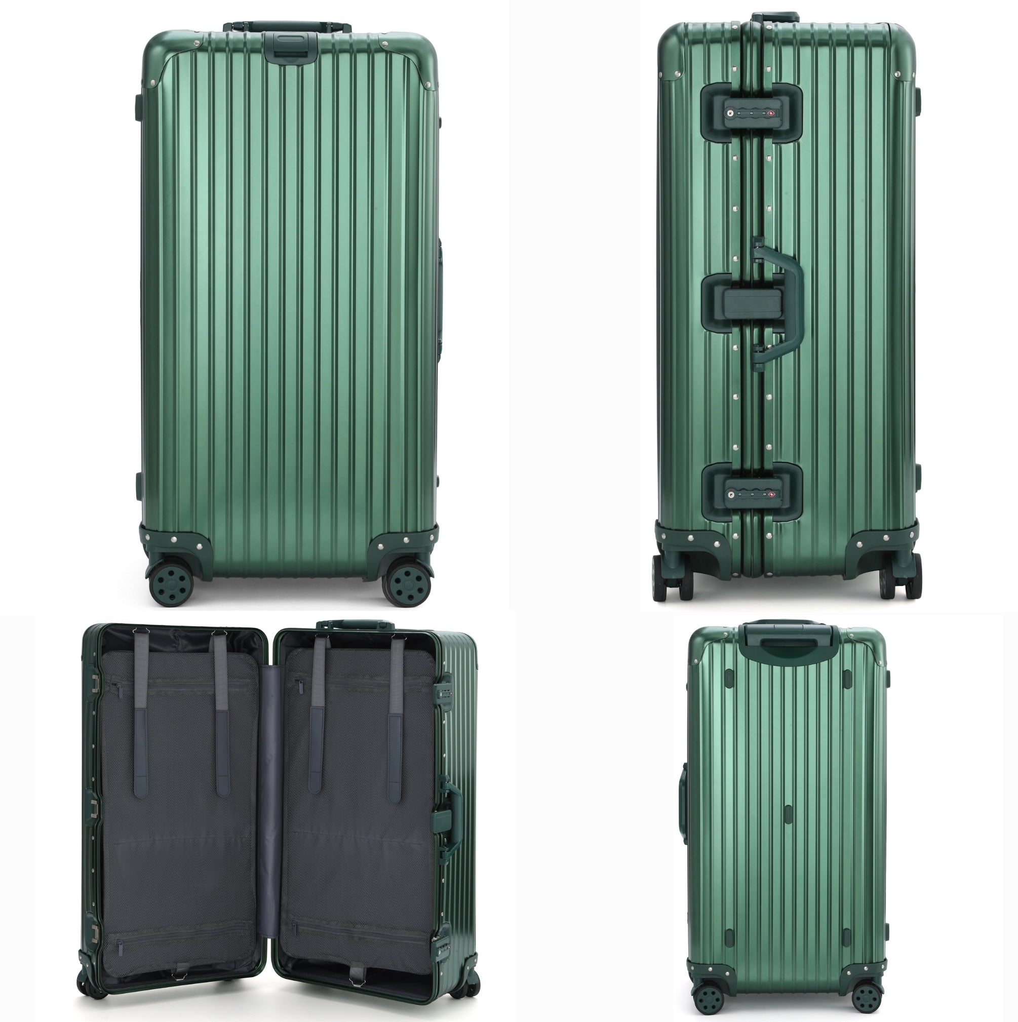 ALUMINUM SUITCASE V2 NEW, STRONGER ALUMINIUM & REMOVEABLE WHEELS