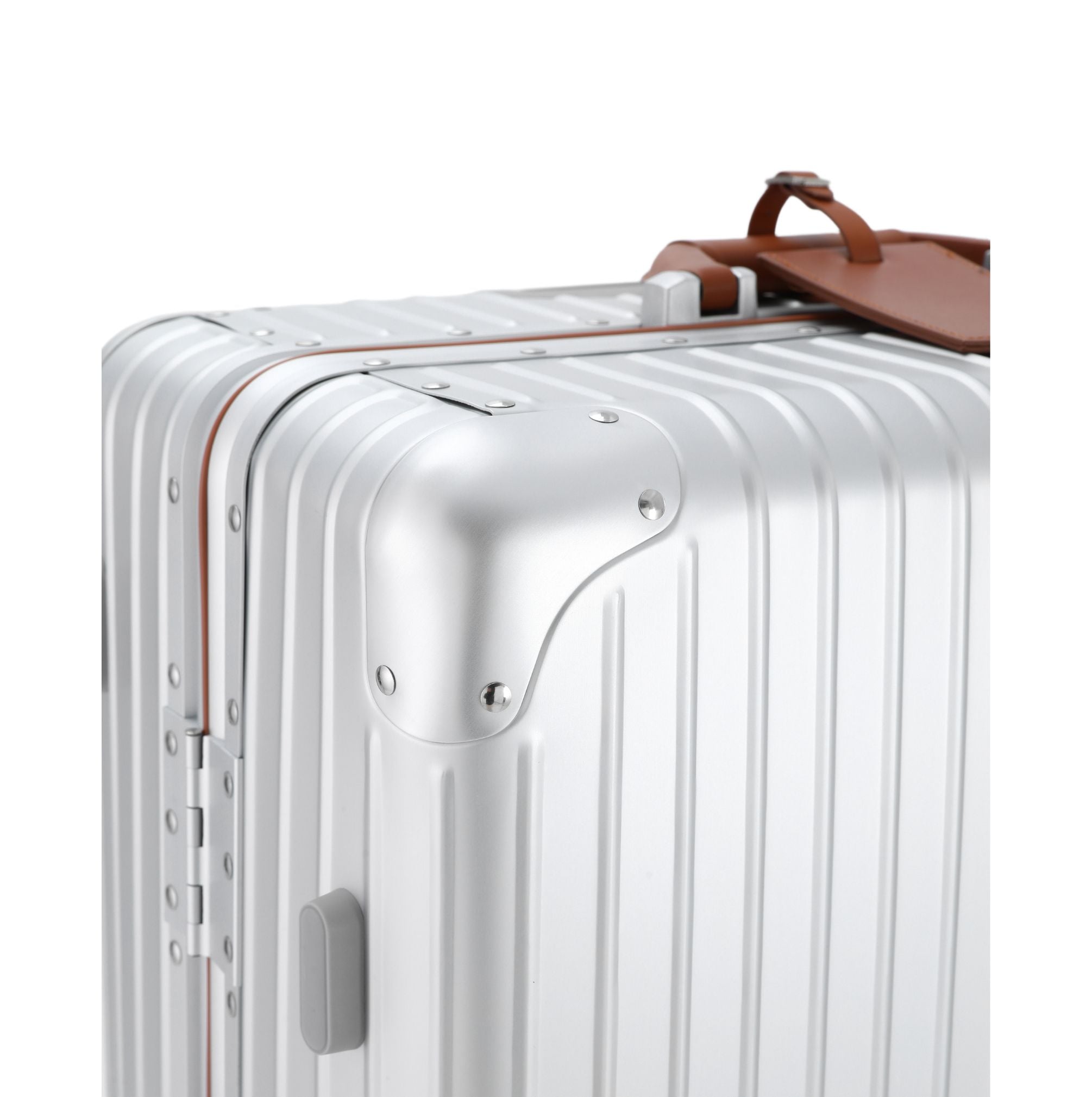 LIMITED LEATHER EDITION ALUMINUM SUITCASE
