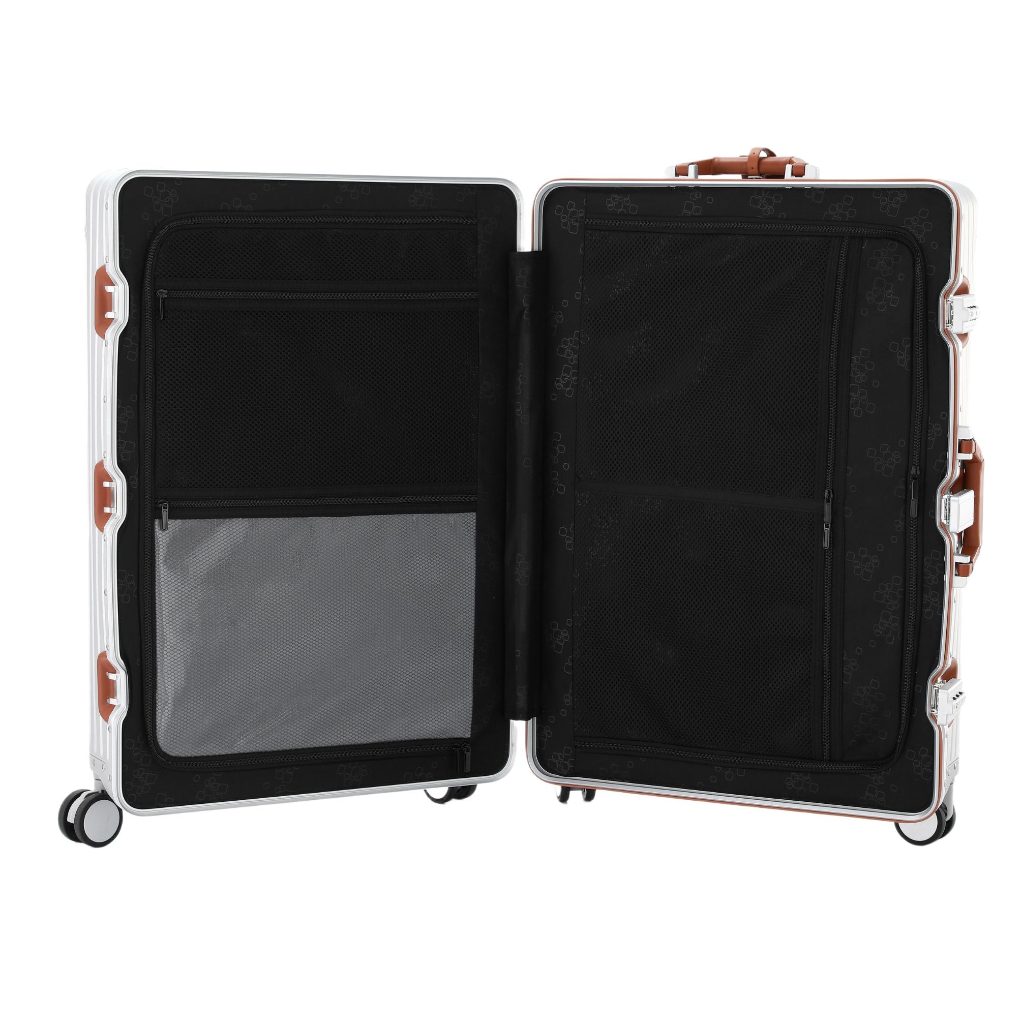 LIMITED LEATHER EDITION ALUMINUM SUITCASE