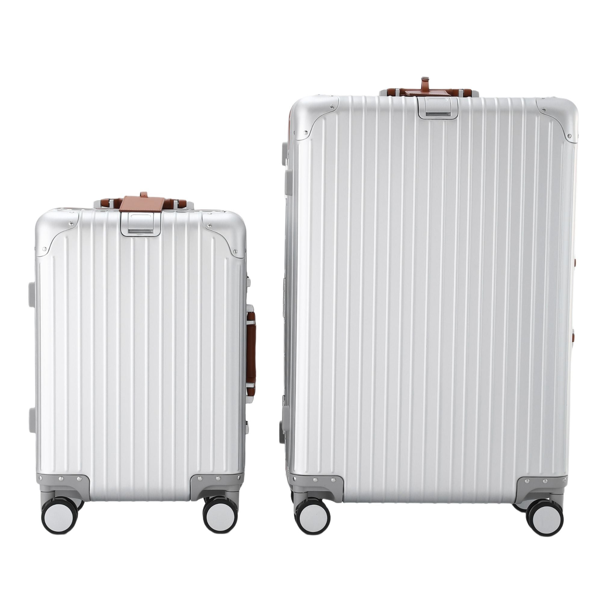 LIMITED LEATHER EDITION ALUMINUM SUITCASE
