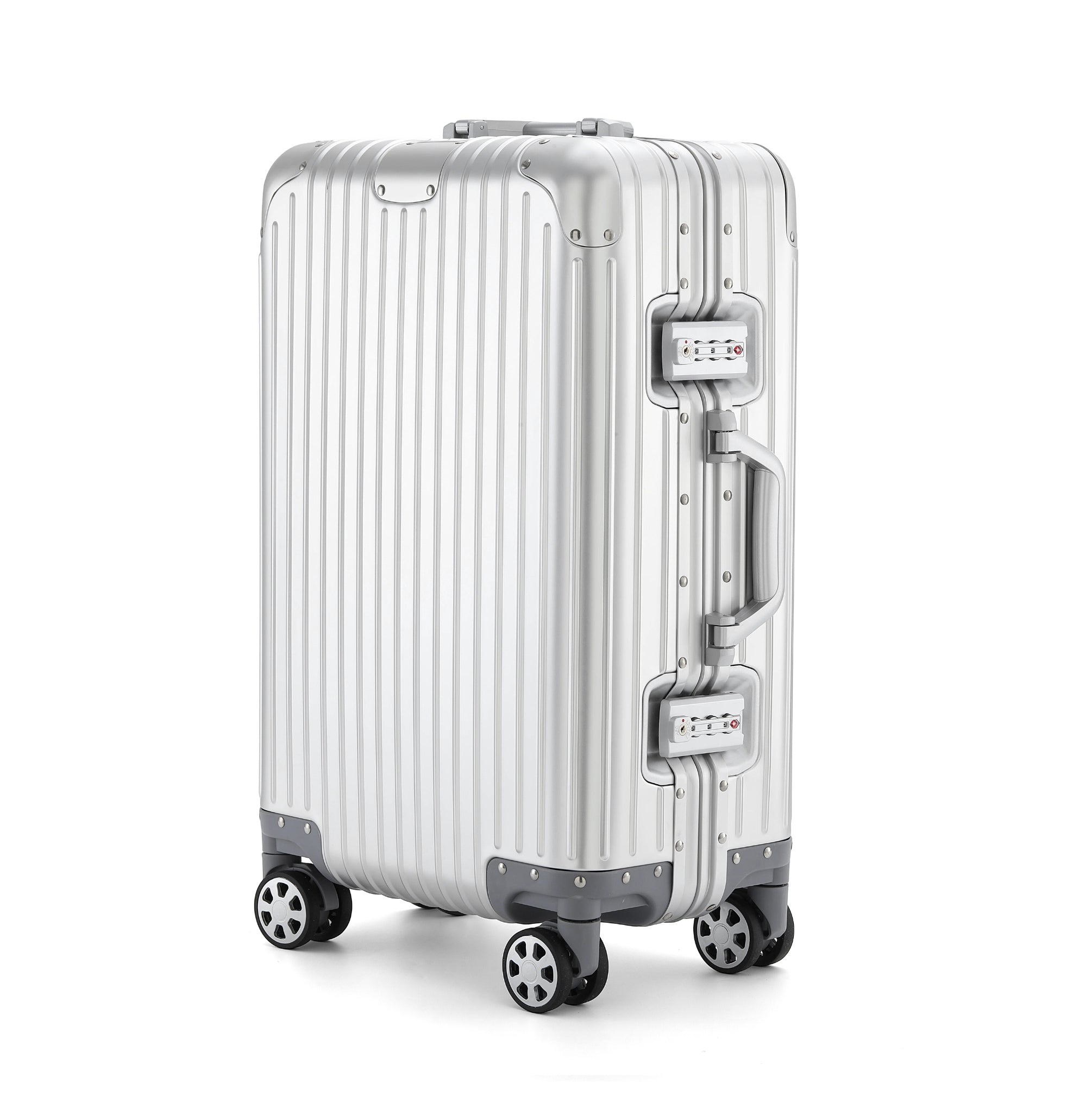 ALUMINUM SUITCASE V2 NEW, STRONGER ALUMINIUM & REMOVEABLE WHEELS