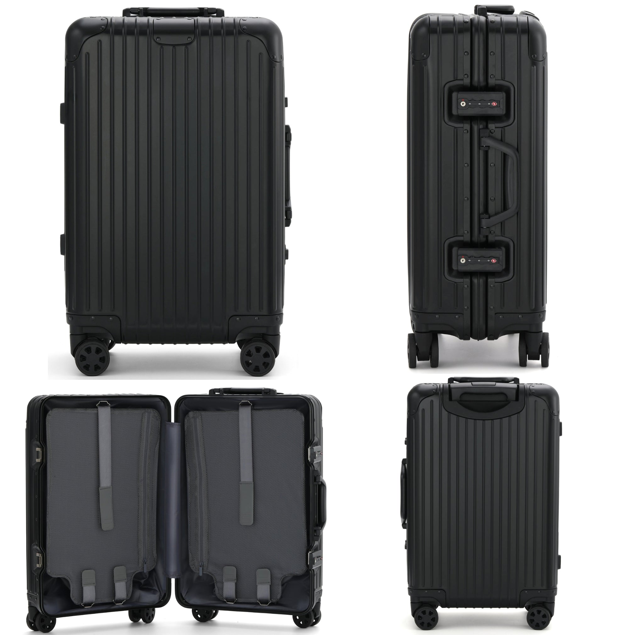 ALUMINUM SUITCASE V2 NEW, STRONGER ALUMINIUM & REMOVEABLE WHEELS