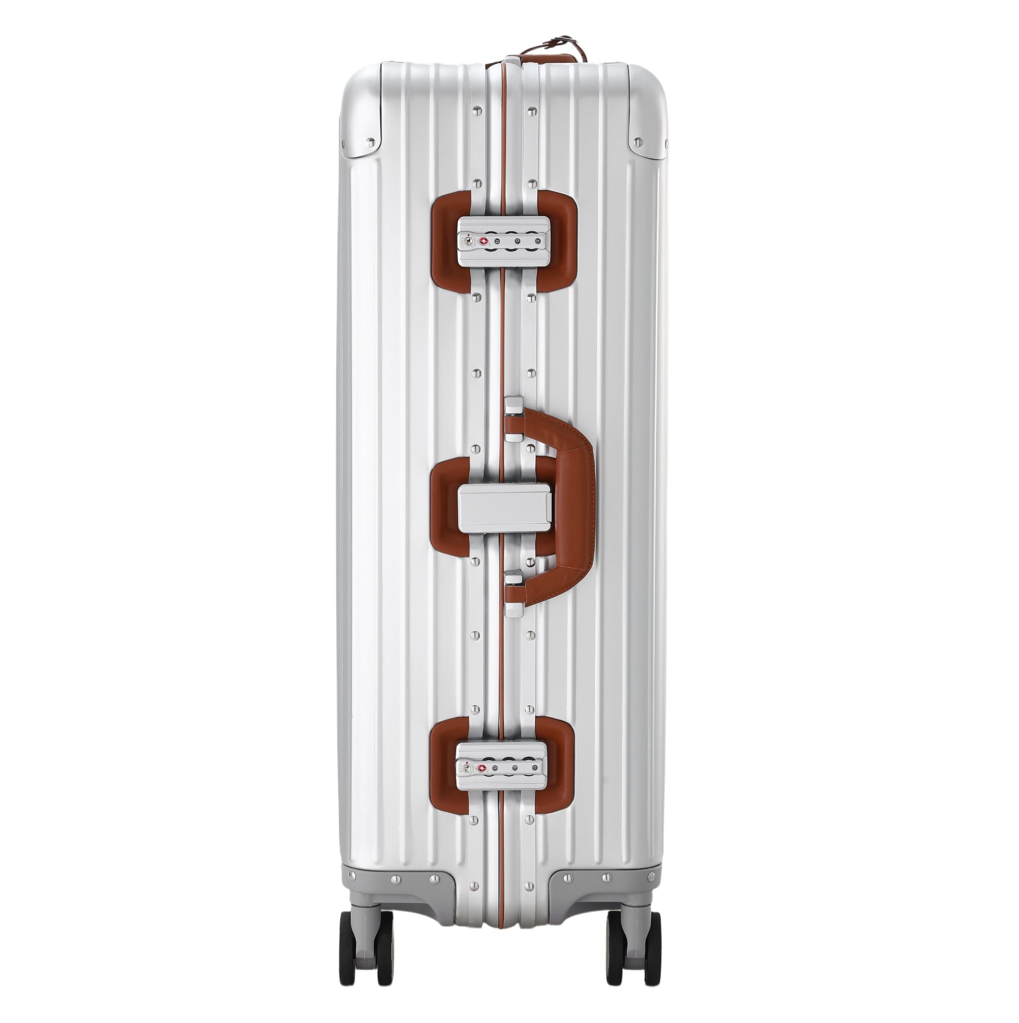 LIMITED LEATHER EDITION ALUMINUM SUITCASE