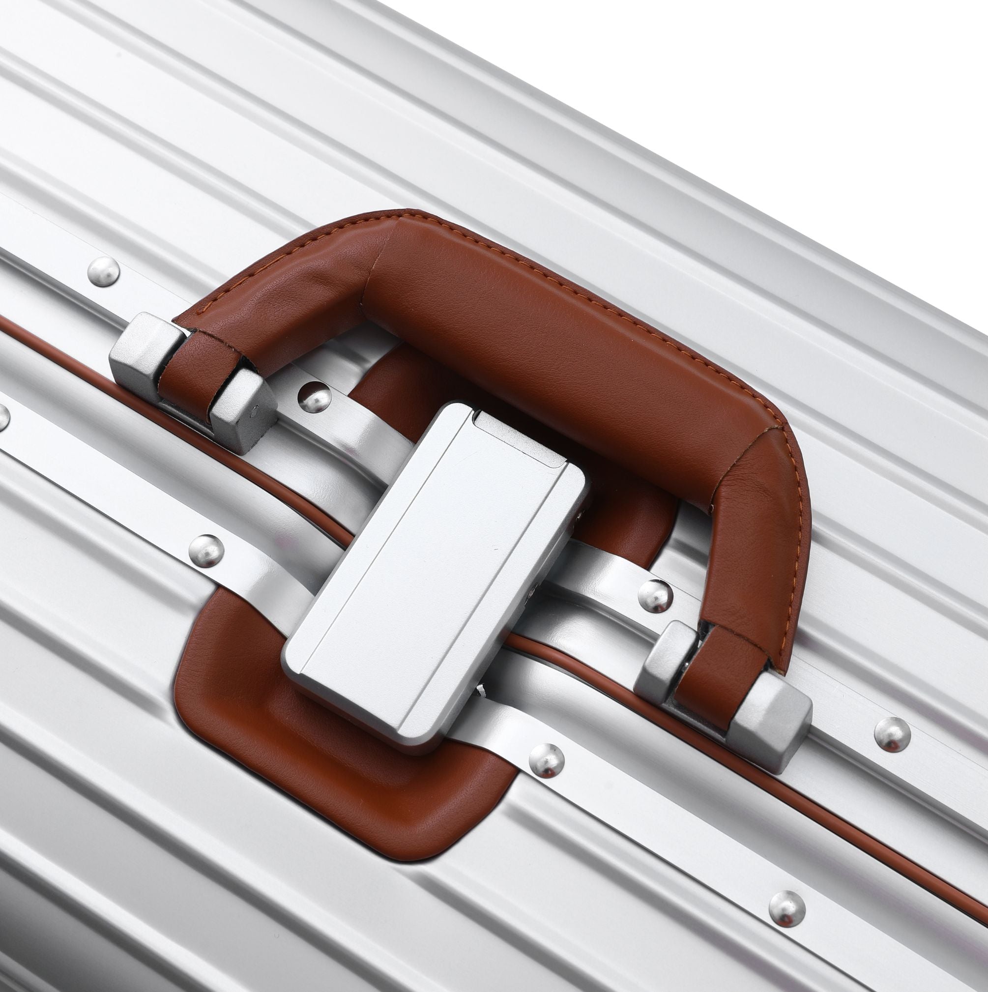 LIMITED LEATHER EDITION ALUMINUM SUITCASE