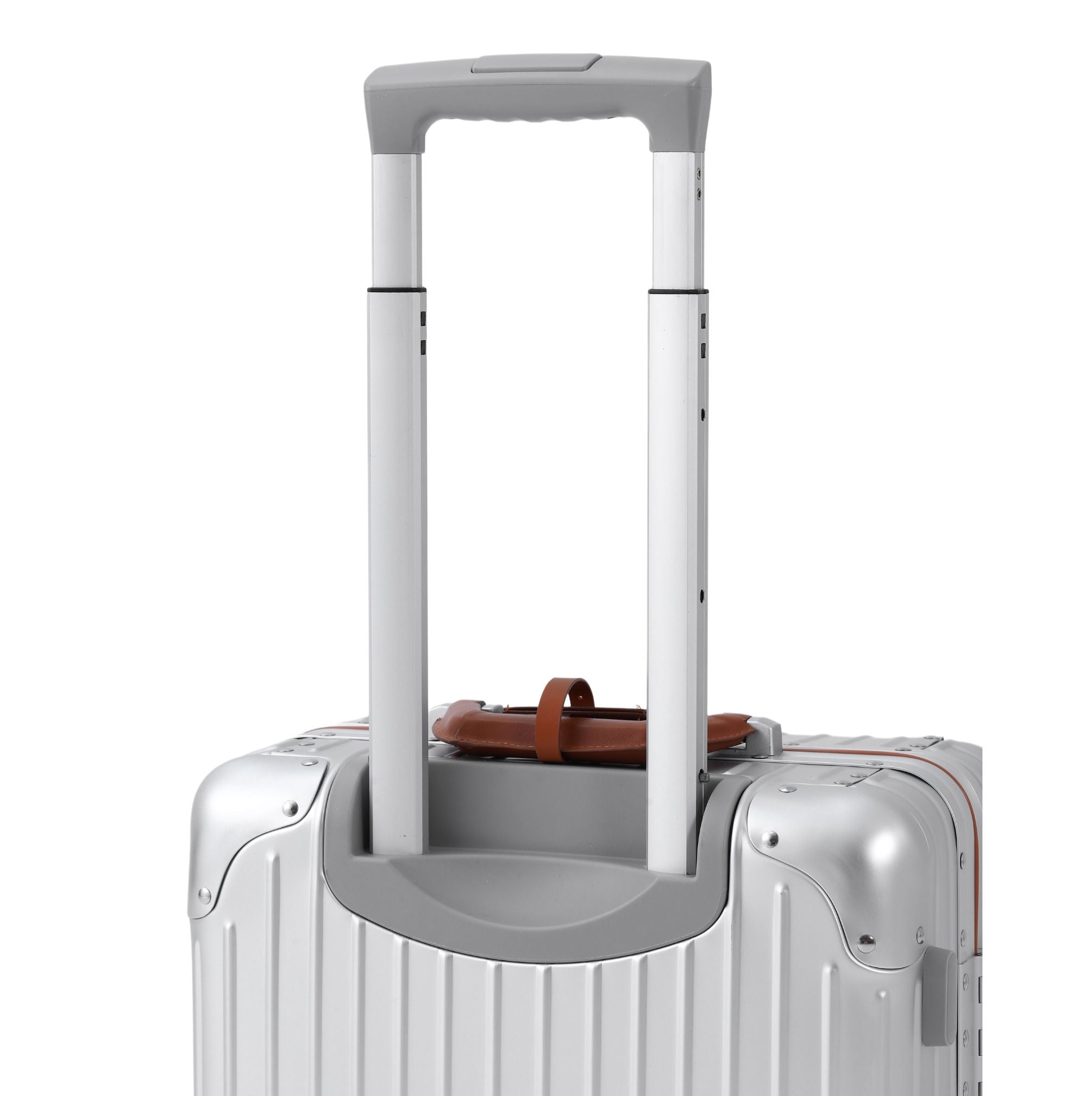 LIMITED LEATHER EDITION ALUMINUM SUITCASE