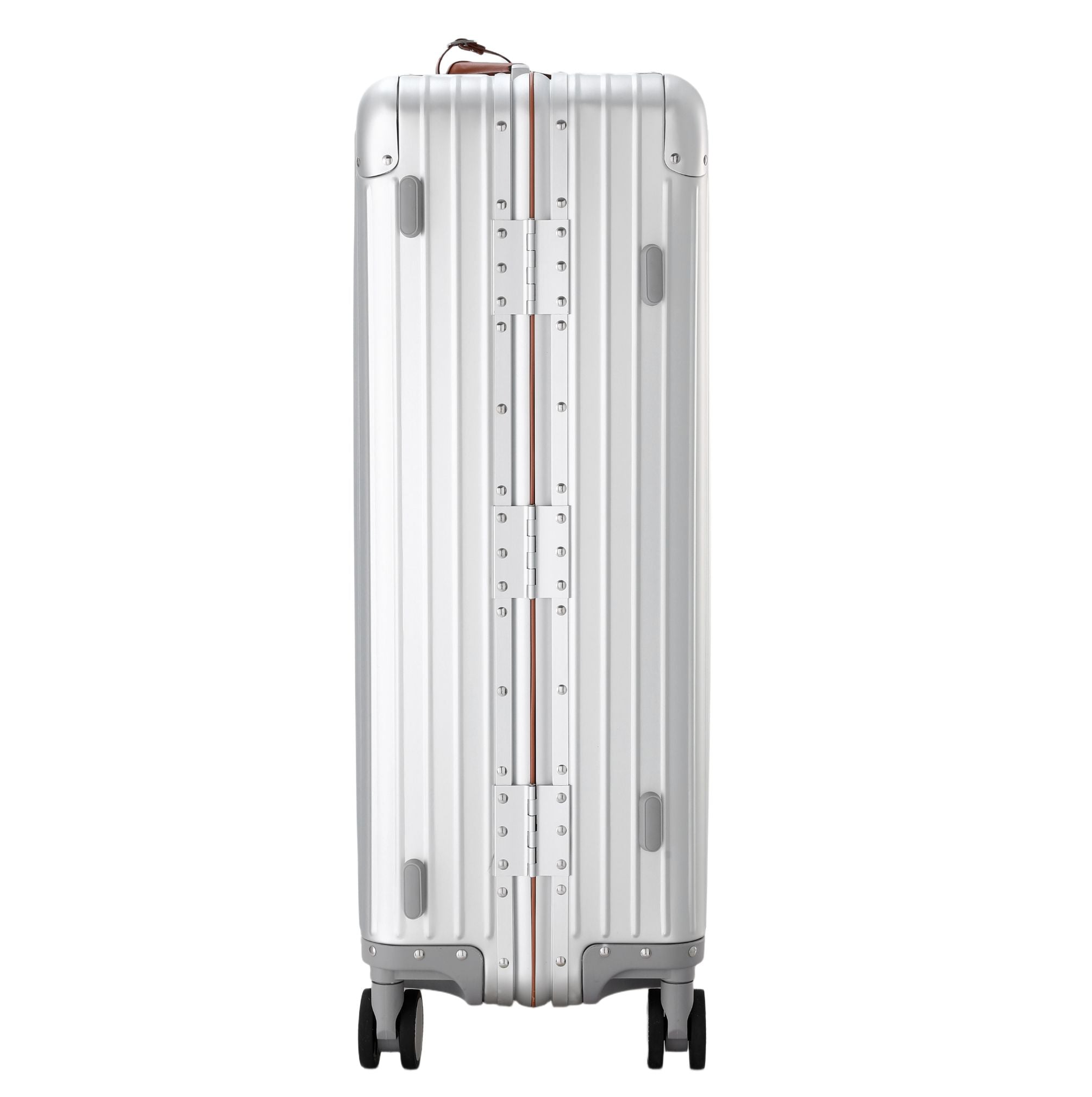 LIMITED LEATHER EDITION ALUMINUM SUITCASE