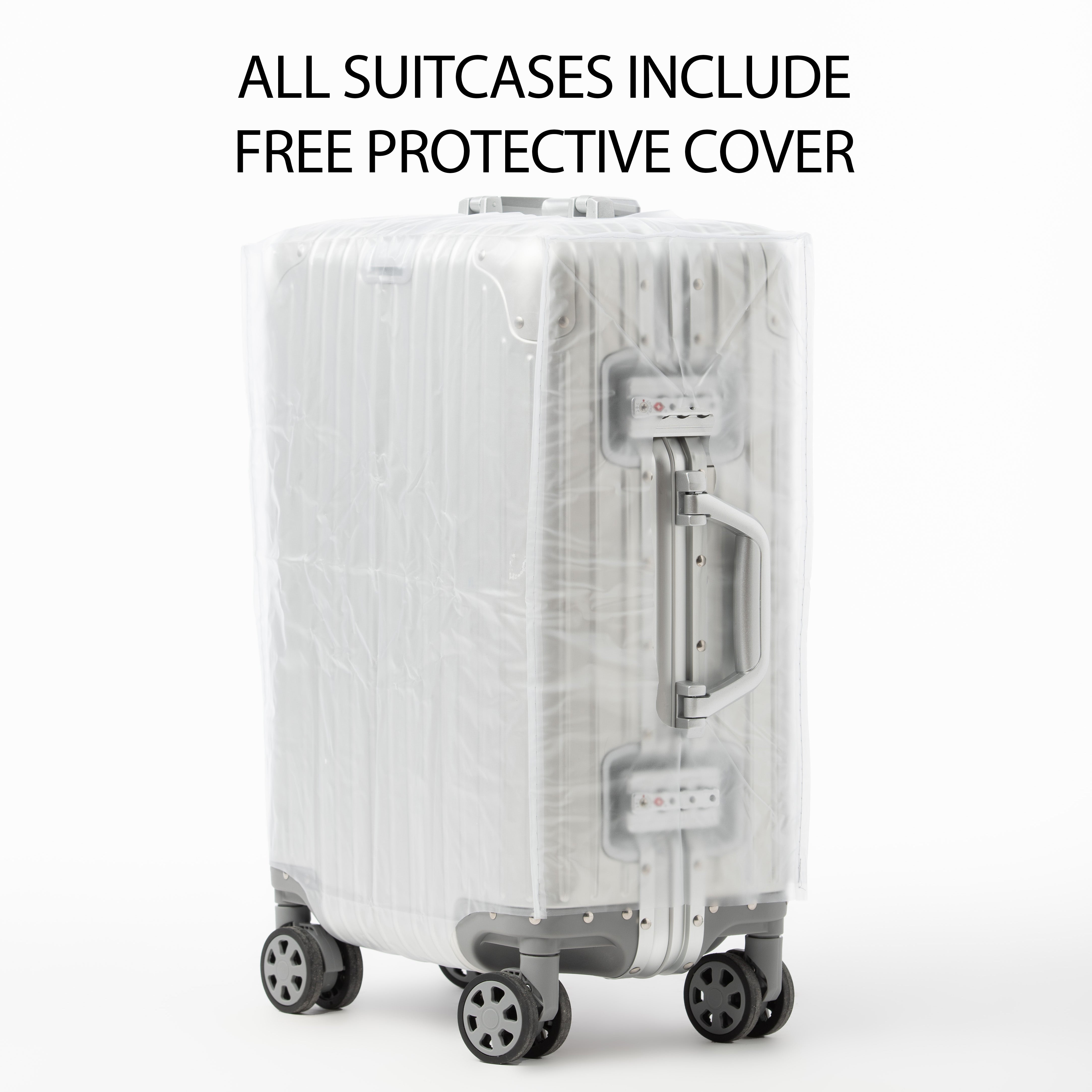 LIMITED LEATHER EDITION ALUMINUM SUITCASE