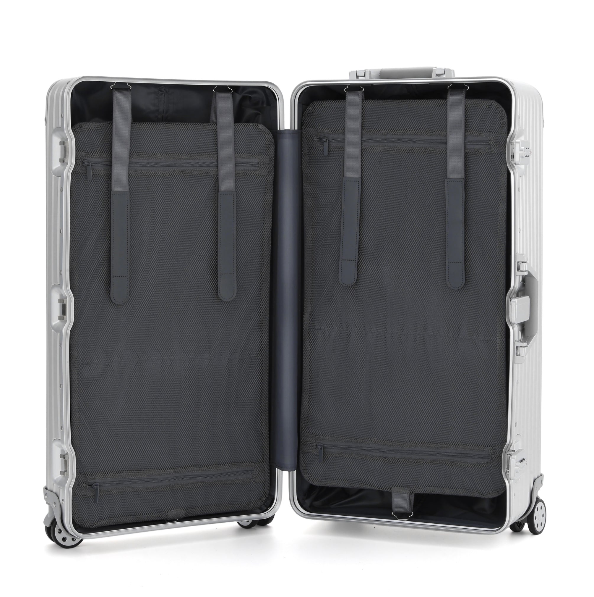 ALUMINUM SUITCASE V2 NEW, STRONGER ALUMINIUM & REMOVEABLE WHEELS